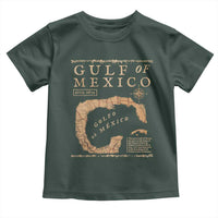 Gulf Of Mexico ESTD 1672 Toddler T Shirt Vintage Map