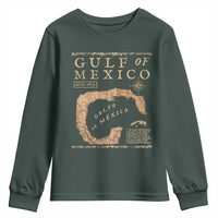 Gulf Of Mexico ESTD 1672 Youth Sweatshirt Vintage Map