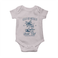 Funny Gulf Of Mexico Social Club Stay Salty Always And Forever Baby Onesie Coconut Tree Cocktail