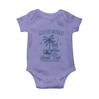 Funny Gulf Of Mexico Social Club Stay Salty Always And Forever Baby Onesie Coconut Tree Cocktail
