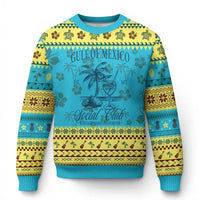 Funny Gulf Of Mexico Social Club Stay Salty Always And Forever Knitted Sweatshirt Coconut Tree Cocktail