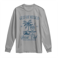 Funny Gulf Of Mexico Social Club Stay Salty Always And Forever Long Sleeve Shirt Coconut Tree Cocktail