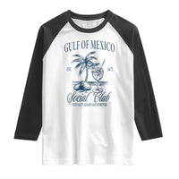 Funny Gulf Of Mexico Social Club Stay Salty Always And Forever Raglan Shirt Coconut Tree Cocktail