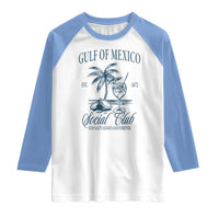 Funny Gulf Of Mexico Social Club Stay Salty Always And Forever Raglan Shirt Coconut Tree Cocktail