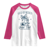 Funny Gulf Of Mexico Social Club Stay Salty Always And Forever Raglan Shirt Coconut Tree Cocktail