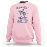 Funny Gulf Of Mexico Social Club Stay Salty Always And Forever Sweatshirt Coconut Tree Cocktail