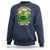 Funny St Patrick's Day Cannabis Weed Sweatshirt I Always Carry A Little Pot Leprechaun