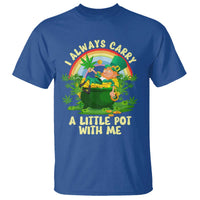 Funny St Patrick's Day Cannabis Weed T Shirt I Always Carry A Little Pot Leprechaun