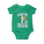 Funny Kiss Me I'm Black Irish Baby Onesie St Patrick's Day Vintage Shamrock