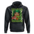 Funny St Patrick's Day Cannabis Weed Hoodie Kiss Me I'm Highrish Leprechaun