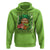 Funny St Patrick's Day Cannabis Weed Hoodie Kiss Me I'm Highrish Leprechaun