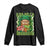 Funny St Patrick's Day Cannabis Weed Long Sleeve Shirt Kiss Me I'm Highrish Leprechaun