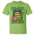 Funny St Patrick's Day Cannabis Weed T Shirt Kiss Me I'm Highrish Leprechaun
