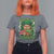 Funny St Patrick's Day Cannabis Weed T Shirt For Women Kiss Me I'm Highrish Leprechaun