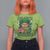 Funny St Patrick's Day Cannabis Weed T Shirt For Women Kiss Me I'm Highrish Leprechaun
