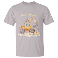 Funny Easter Day Excavator T Shirt Eggs-Cavator Bunny Construction Trucks