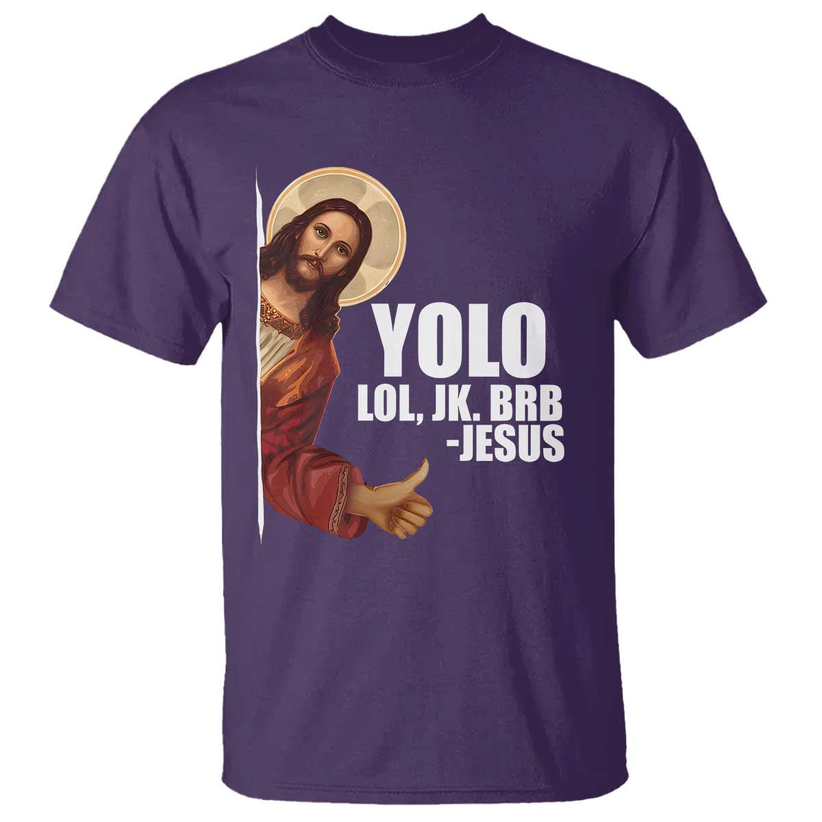 Funny Resurrection Christians Easter Day T Shirt YOLO LOL JK BRB Jesus
