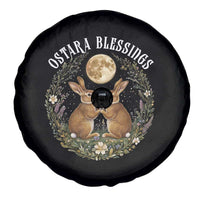 Ostara Blessing Pagan Eostre Easter Day Spare Tire Cover Spring Moon Rabbit Spring Equinox Festival