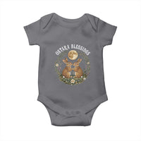 Ostara Blessing Pagan Eostre Easter Day Baby Onesie Spring Moon Rabbit Spring Equinox Festival