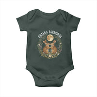 Ostara Blessing Pagan Eostre Easter Day Baby Onesie Spring Moon Rabbit Spring Equinox Festival