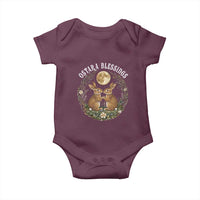Ostara Blessing Pagan Eostre Easter Day Baby Onesie Spring Moon Rabbit Spring Equinox Festival