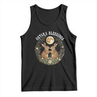Ostara Blessing Pagan Eostre Easter Day Tank Top Spring Moon Rabbit Spring Equinox Festival