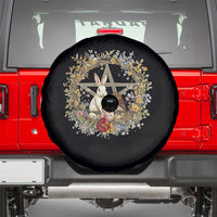 Ostara Blessing Pagan Eostre Easter Day Spare Tire Cover Rabbit Bird Wiccan Pentagram