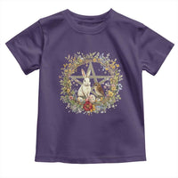Ostara Blessing Pagan Eostre Easter Day Toddler T Shirt Rabbit Bird Wiccan Pentagram