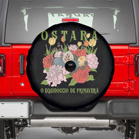 Ostara Eostre Easter Day Spare Tire Cover O Equinoccio De Primavera Eggs Flowers