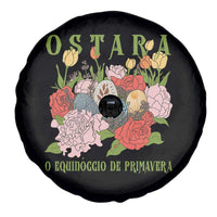 Ostara Eostre Easter Day Spare Tire Cover O Equinoccio De Primavera Eggs Flowers
