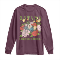 Ostara Eostre Easter Day Long Sleeve Shirt O Equinoccio De Primavera Eggs Flowers