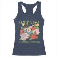 Ostara Eostre Easter Day Racerback Tank Top O Equinoccio De Primavera Eggs Flowers