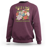 Ostara Eostre Easter Day Sweatshirt O Equinoccio De Primavera Eggs Flowers