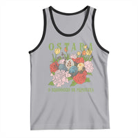 Ostara Eostre Easter Day Tank Top O Equinoccio De Primavera Eggs Flowers