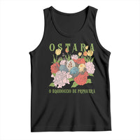 Ostara Eostre Easter Day Tank Top O Equinoccio De Primavera Eggs Flowers