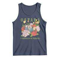 Ostara Eostre Easter Day Tank Top O Equinoccio De Primavera Eggs Flowers