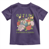 Ostara Eostre Easter Day Toddler T Shirt O Equinoccio De Primavera Eggs Flowers
