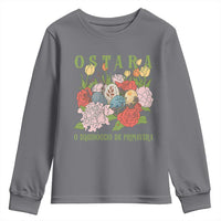 Ostara Eostre Easter Day Youth Sweatshirt O Equinoccio De Primavera Eggs Flowers