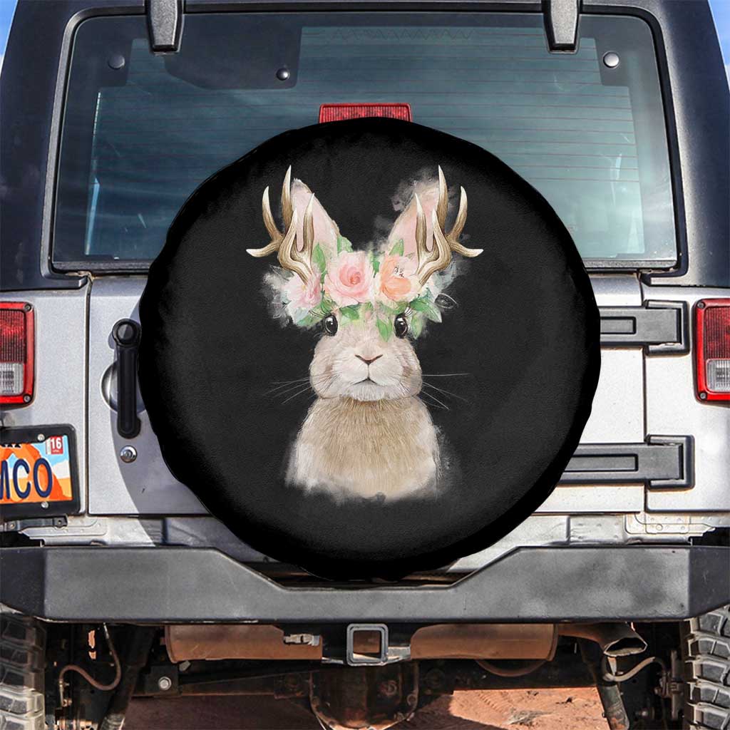 Ostara Pagan Eostre Easter Day Spare Tire Cover Rabbit Wolpertinger Spring Equinox Festival