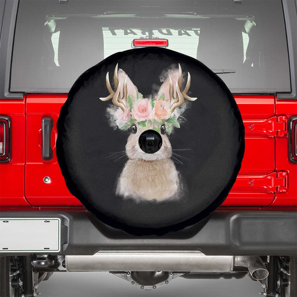 Ostara Pagan Eostre Easter Day Spare Tire Cover Rabbit Wolpertinger Spring Equinox Festival