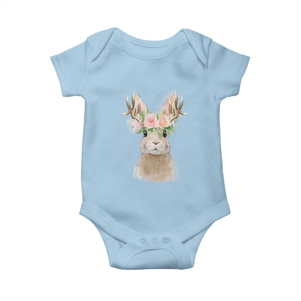 Ostara Pagan Eostre Easter Day Baby Onesie Rabbit Wolpertinger Spring Equinox Festival