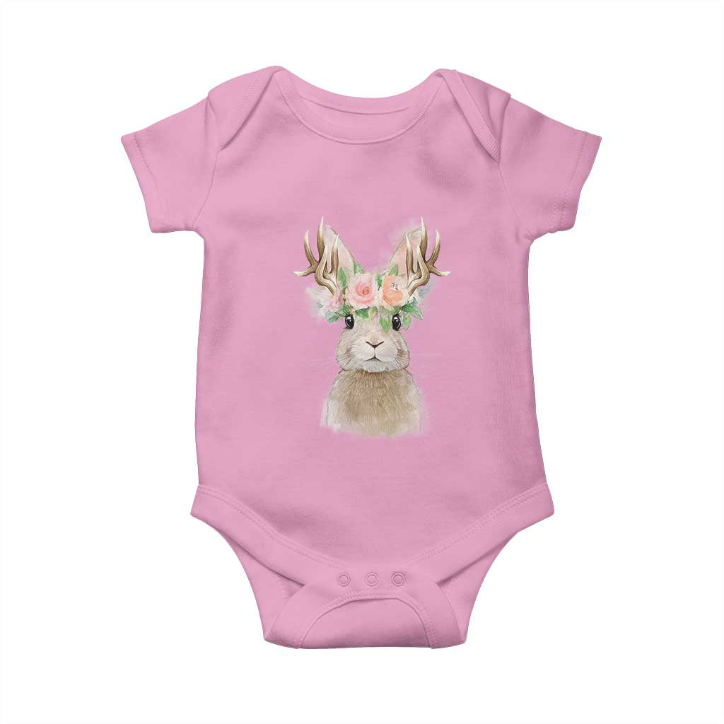 Ostara Pagan Eostre Easter Day Baby Onesie Rabbit Wolpertinger Spring Equinox Festival