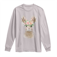 Ostara Pagan Eostre Easter Day Long Sleeve Shirt Rabbit Wolpertinger Spring Equinox Festival