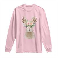 Ostara Pagan Eostre Easter Day Long Sleeve Shirt Rabbit Wolpertinger Spring Equinox Festival