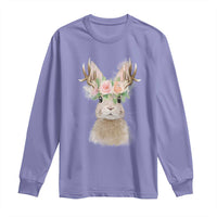 Ostara Pagan Eostre Easter Day Long Sleeve Shirt Rabbit Wolpertinger Spring Equinox Festival