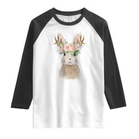 Ostara Pagan Eostre Easter Day Raglan Shirt Rabbit Wolpertinger Spring Equinox Festival