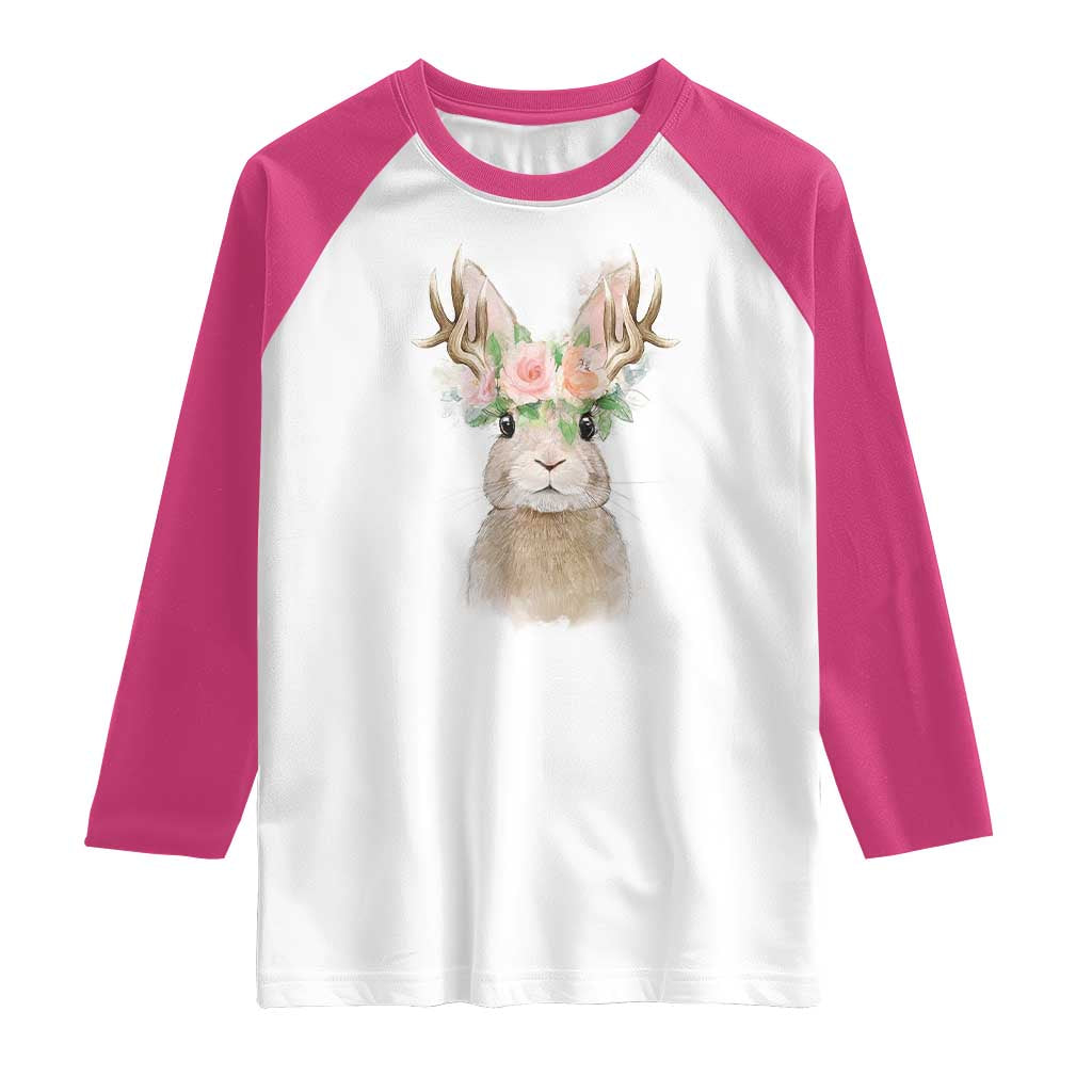 Ostara Pagan Eostre Easter Day Raglan Shirt Rabbit Wolpertinger Spring Equinox Festival