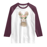 Ostara Pagan Eostre Easter Day Raglan Shirt Rabbit Wolpertinger Spring Equinox Festival