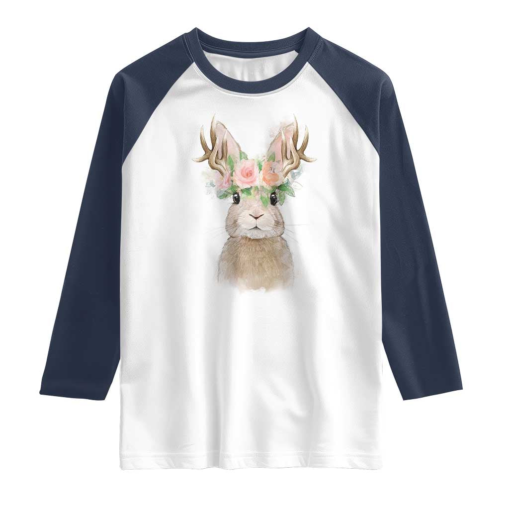 Ostara Pagan Eostre Easter Day Raglan Shirt Rabbit Wolpertinger Spring Equinox Festival