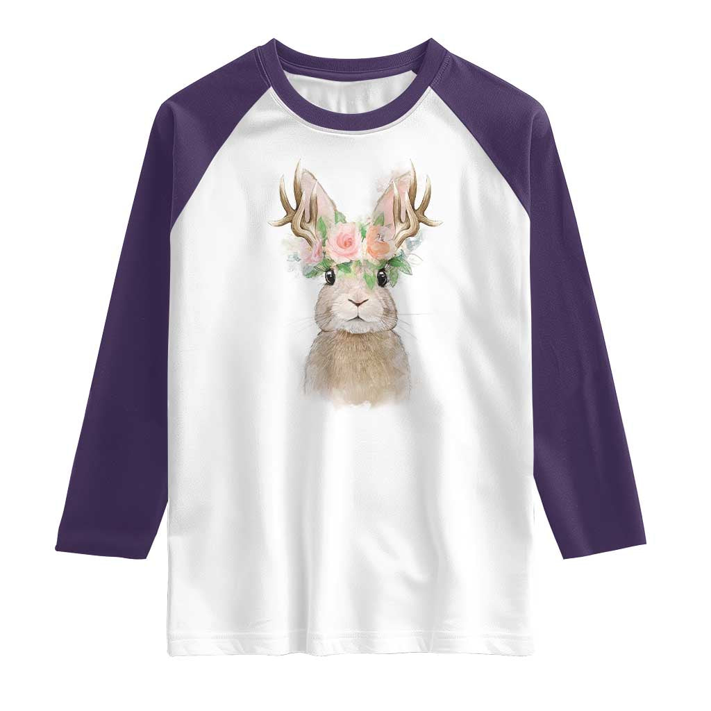 Ostara Pagan Eostre Easter Day Raglan Shirt Rabbit Wolpertinger Spring Equinox Festival